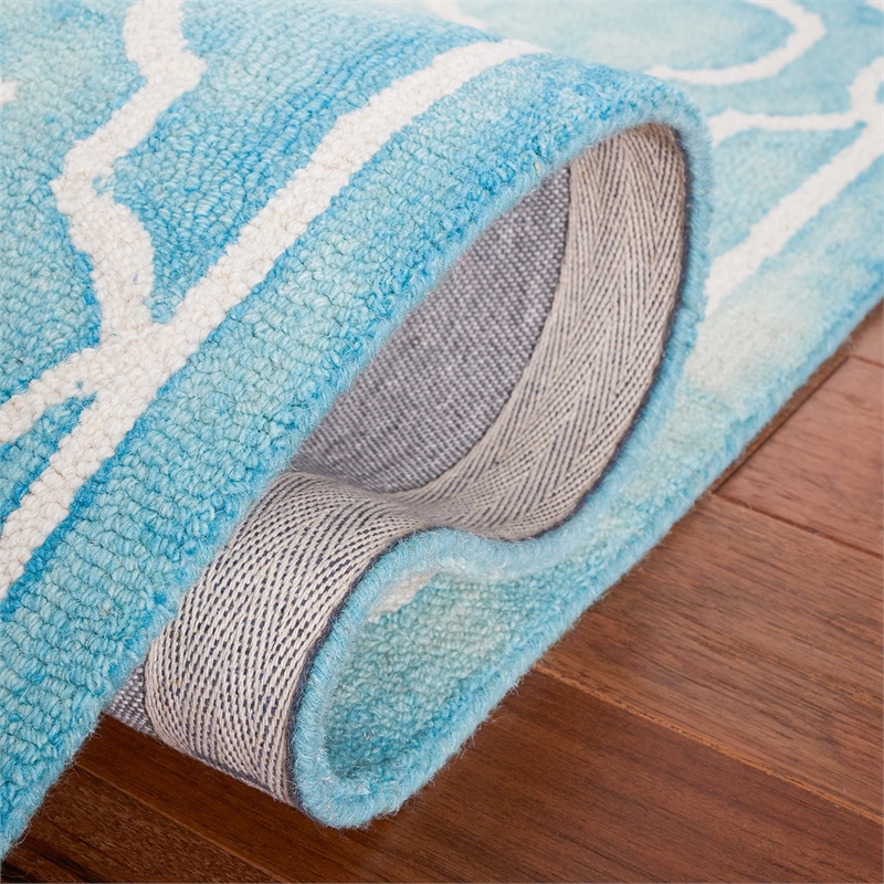 Safavieh Dip Dyed Turquoise Contemporary Rug - Runner 2'3