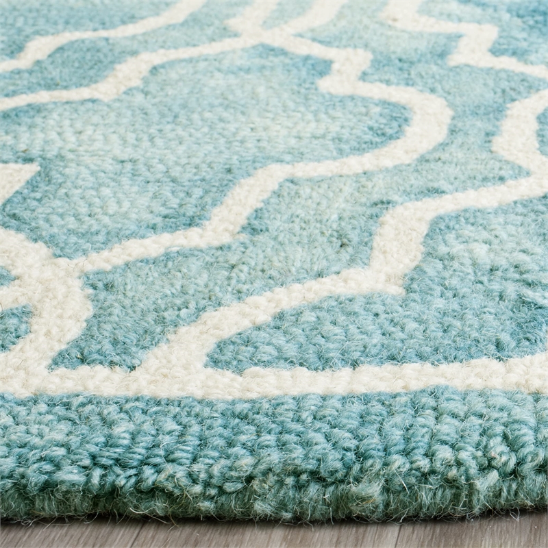 Safavieh Dip Dyed Turquoise Contemporary Rug - Runner 2'3