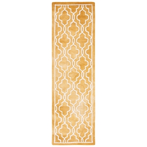 Safavieh Dip Dyed Gold Contemporary Rug - Runner 2'3&quot x 6'