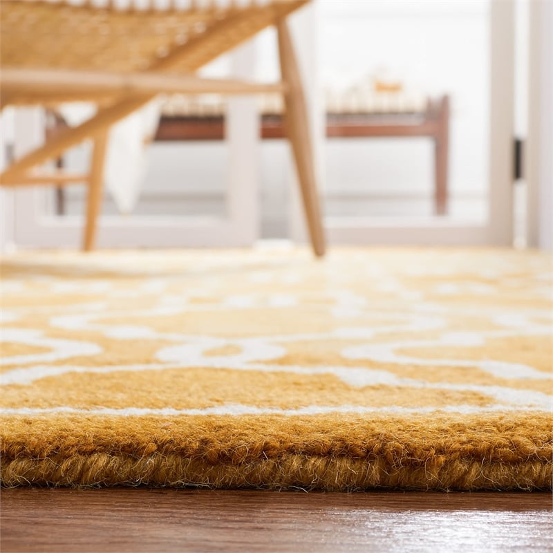 Safavieh Dip Dyed Gold Contemporary Rug - Runner 2'3