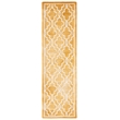 Safavieh Dip Dyed Gold Contemporary Rug - Runner 2'3