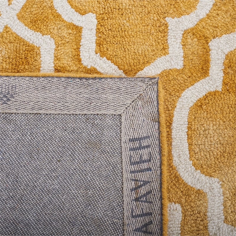 Safavieh Dip Dyed Gold Contemporary Rug - Runner 2'3