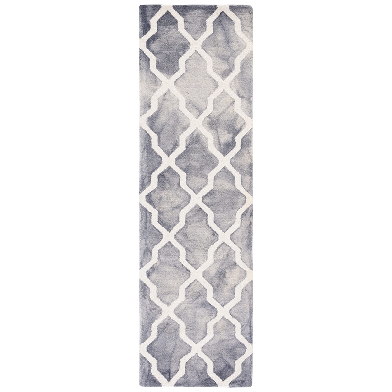 Safavieh Dip Dyed Grey Contemporary Rug - Runner 2'3