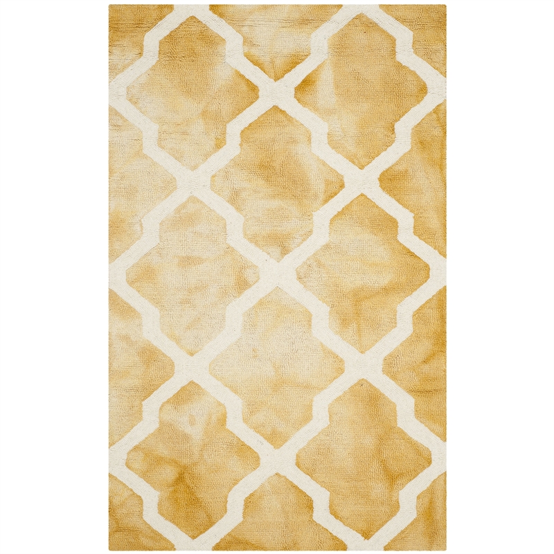Safavieh Dip Dyed Gold Contemporary Rug - 2' x 3'