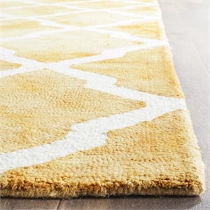 Safavieh Dip Dyed Gold Contemporary Rug - 8' x 10'