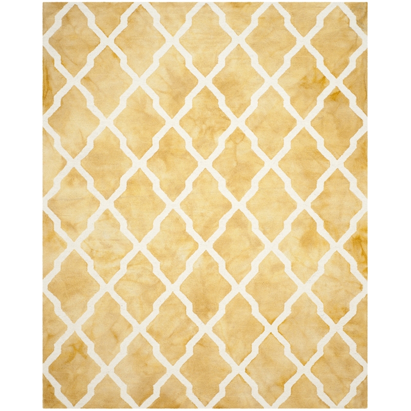 Safavieh Dip Dyed Gold Contemporary Rug - 8' x 10'