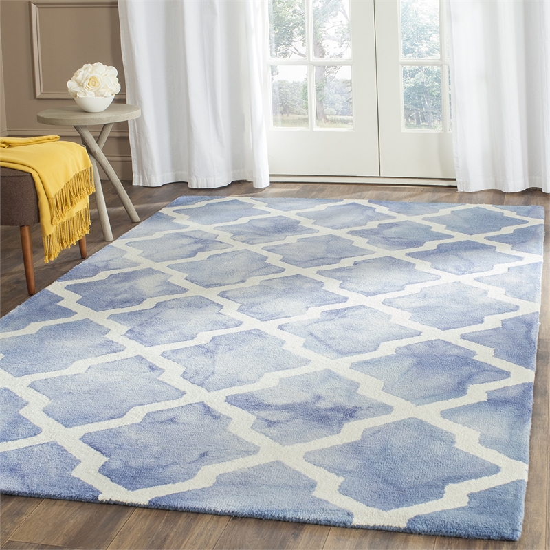Safavieh Dip Dyed Blue Contemporary Rug - 3' x 5'