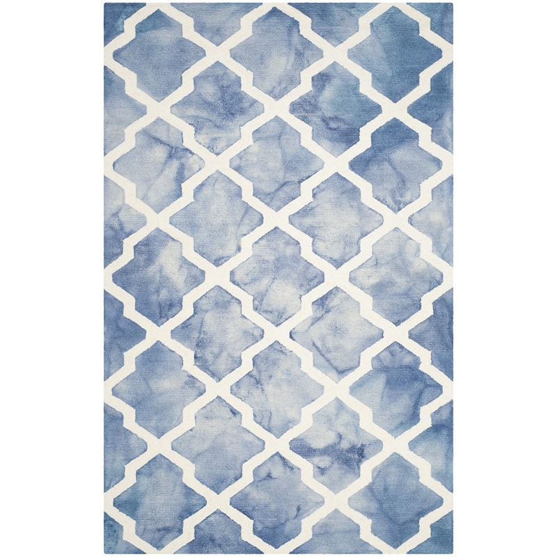 Safavieh Dip Dyed Blue Contemporary Rug - 6' x 9'
