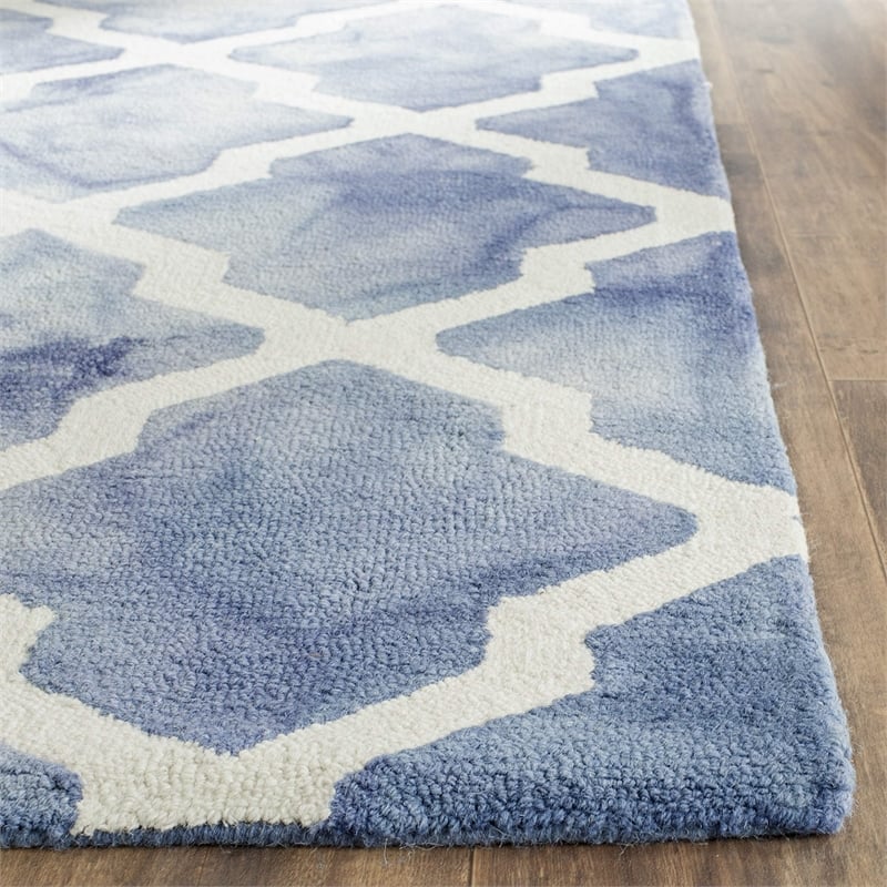 Safavieh Dip Dyed Blue Contemporary Rug - Runner 2'3