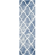 Safavieh Dip Dyed Blue Contemporary Rug - Runner 2'3