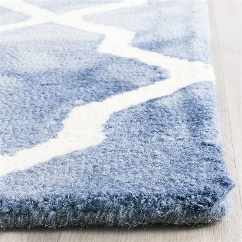 Safavieh Dip Dyed Blue Contemporary Rug - Runner 2'3