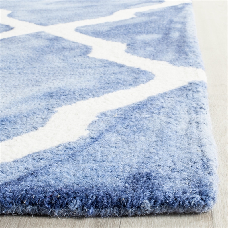 Safavieh Dip Dyed Blue Contemporary Rug - Runner 2'6