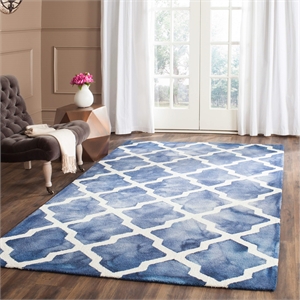 Safavieh Dip Dyed Navy Contemporary Rug - 5' x 8'