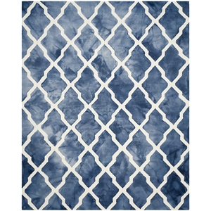 Safavieh Dip Dyed Navy Contemporary Rug - 8' x 10'