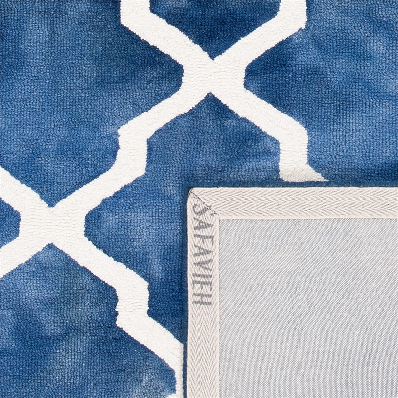 Safavieh Dip Dyed Navy Contemporary Rug - 8' x 10'