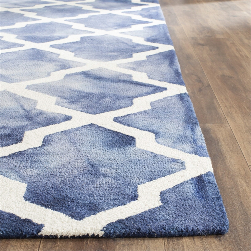 Safavieh Dip Dyed Navy Contemporary Rug - 9' x 12'