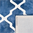 Safavieh Dip Dyed Navy Contemporary Rug - Runner 2'6