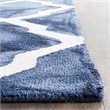 Safavieh Dip Dyed Navy Contemporary Rug - Runner 2'6