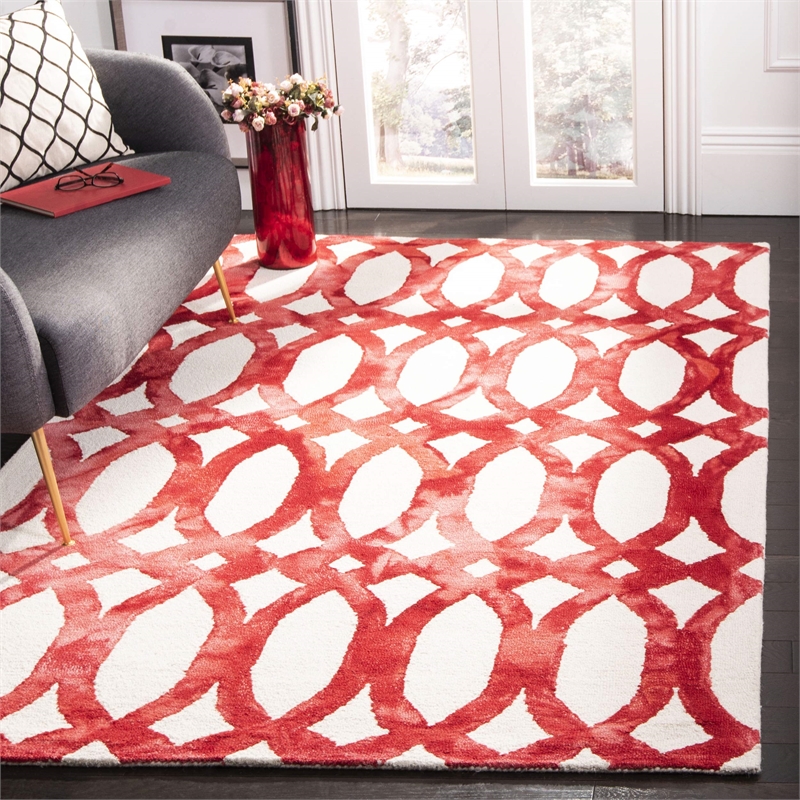 Safavieh Dip Dyed Ivory Contemporary Rug - 8' x 10'