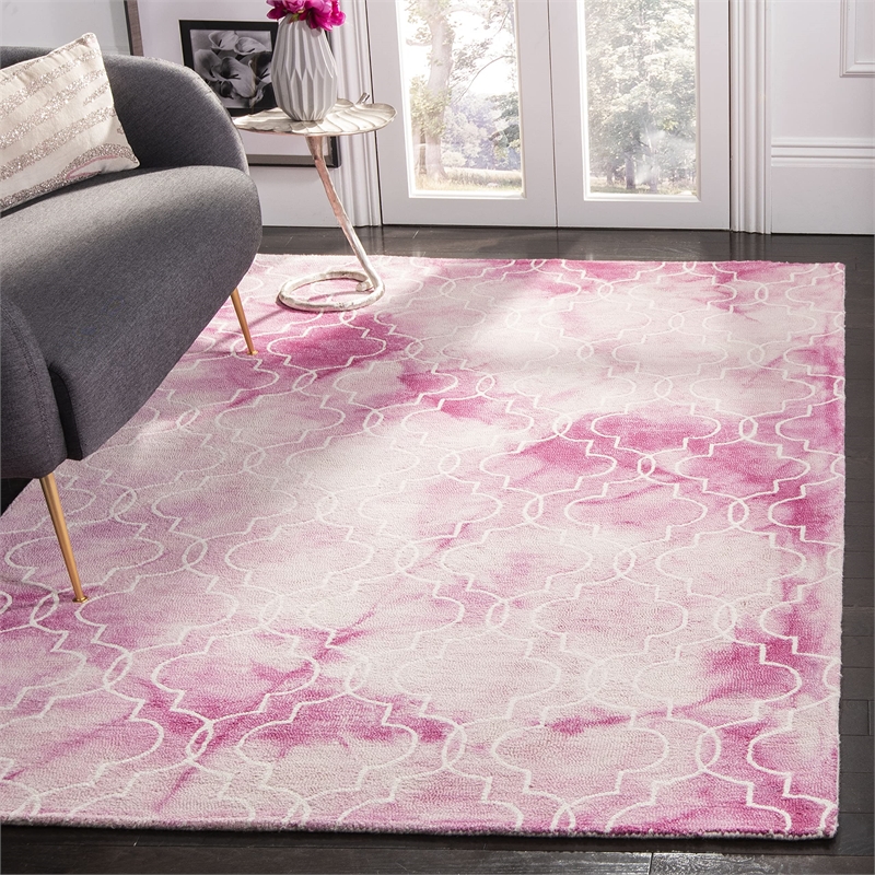 Safavieh Dip Dyed Rose Contemporary Rug - 3' x 5'