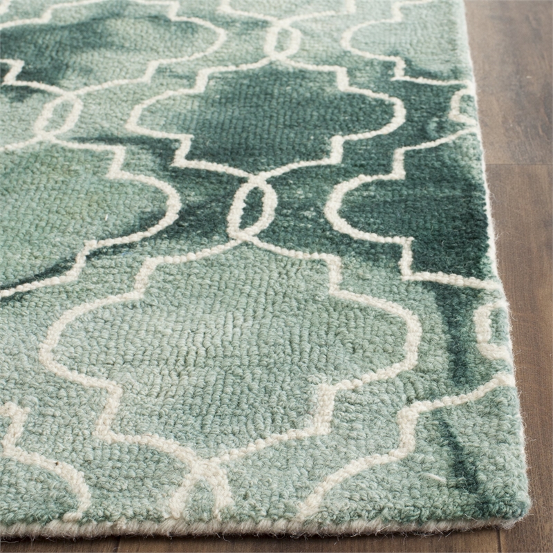 Safavieh Dip Dyed Green Contemporary Rug - 2'3