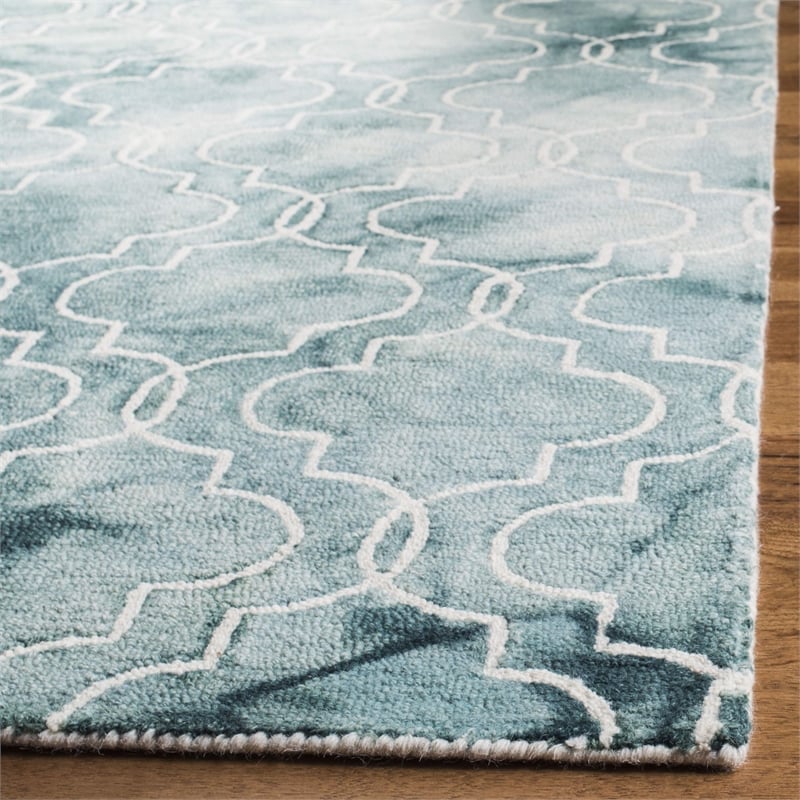Safavieh Dip Dyed Green Contemporary Rug - 8' x 10'