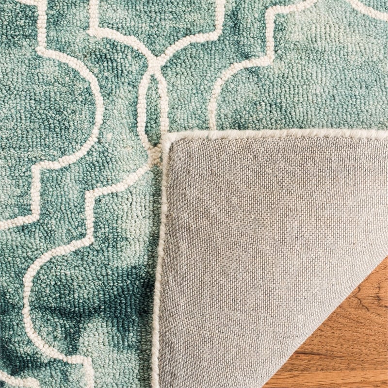 Safavieh Dip Dyed Green Contemporary Rug - 8' x 10'