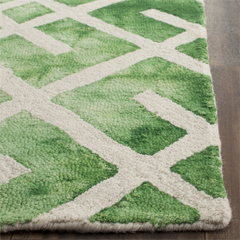 Safavieh Dip Dyed Green Contemporary Rug - 2'3