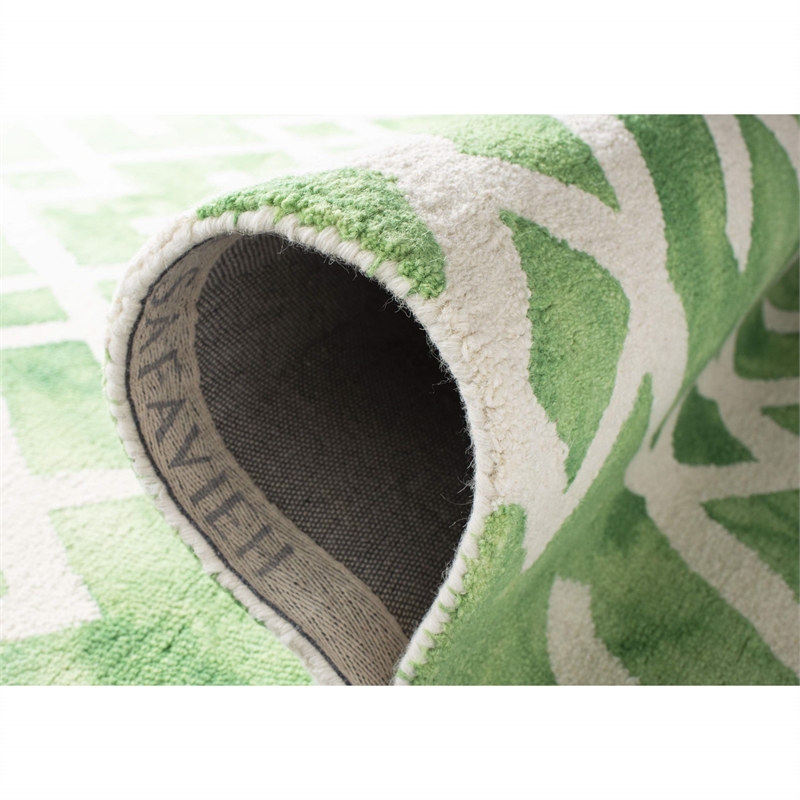 Safavieh Dip Dyed Green Contemporary Rug - 4' x 6'