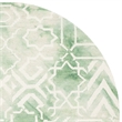 Safavieh Dip Dyed Green Contemporary Rug - Round 5'