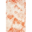 Safavieh Dip Dyed Orange Contemporary Rug - 5' x 8'