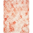 Safavieh Dip Dyed Orange Contemporary Rug - 8' x 10'