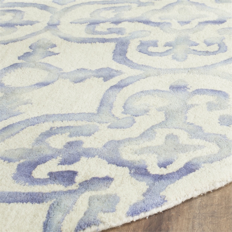 Safavieh Dip Dyed Ivory Contemporary Rug - Round 7'
