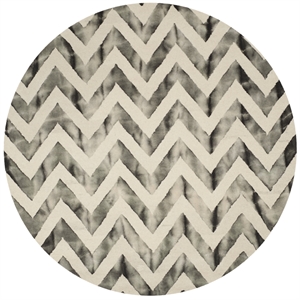 Safavieh Dip Dyed Ivory Contemporary Rug - Round 7'