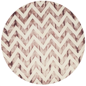 Safavieh Dip Dyed Ivory Contemporary Rug - Round 7'