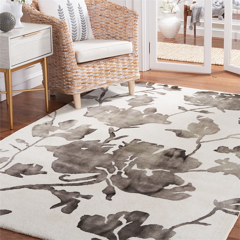 Safavieh Dip Dyed Ivory Contemporary Rug - 3' x 5'