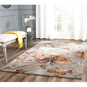 Safavieh Dip Dyed Grey Contemporary Rug - 5' x 8'