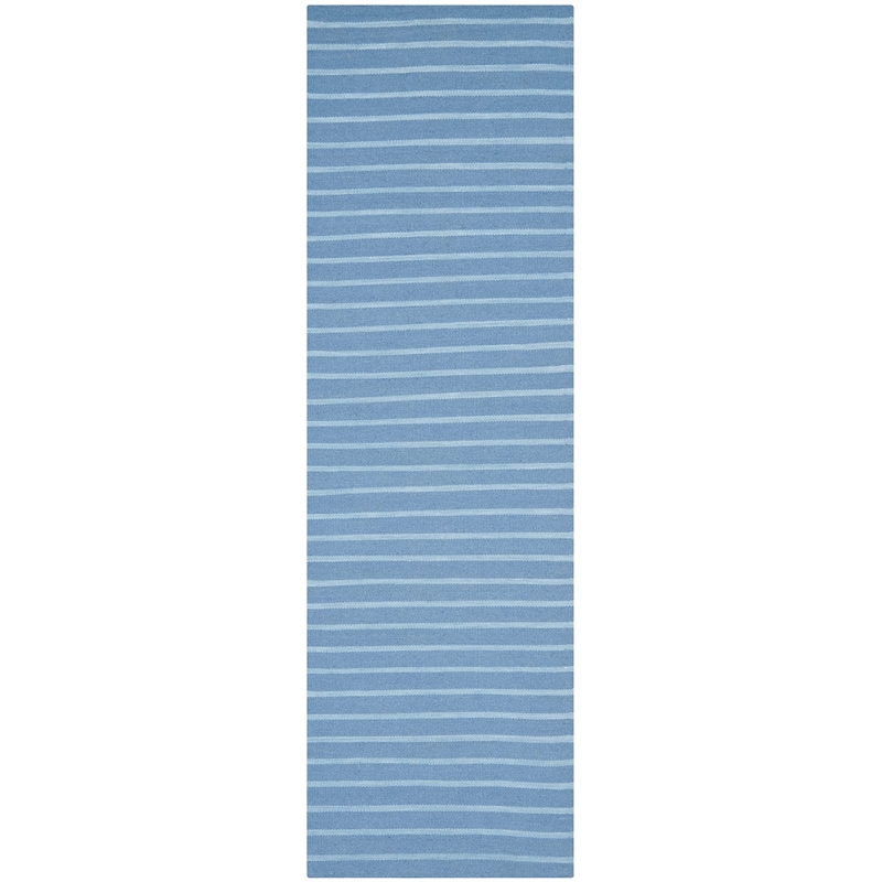 Safavieh Dhurries Blue Contemporary Rug - Runner 2'6