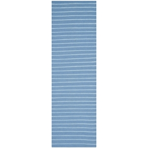 Safavieh Dhurries Blue Contemporary Rug - Runner 2'6&quot x 6'