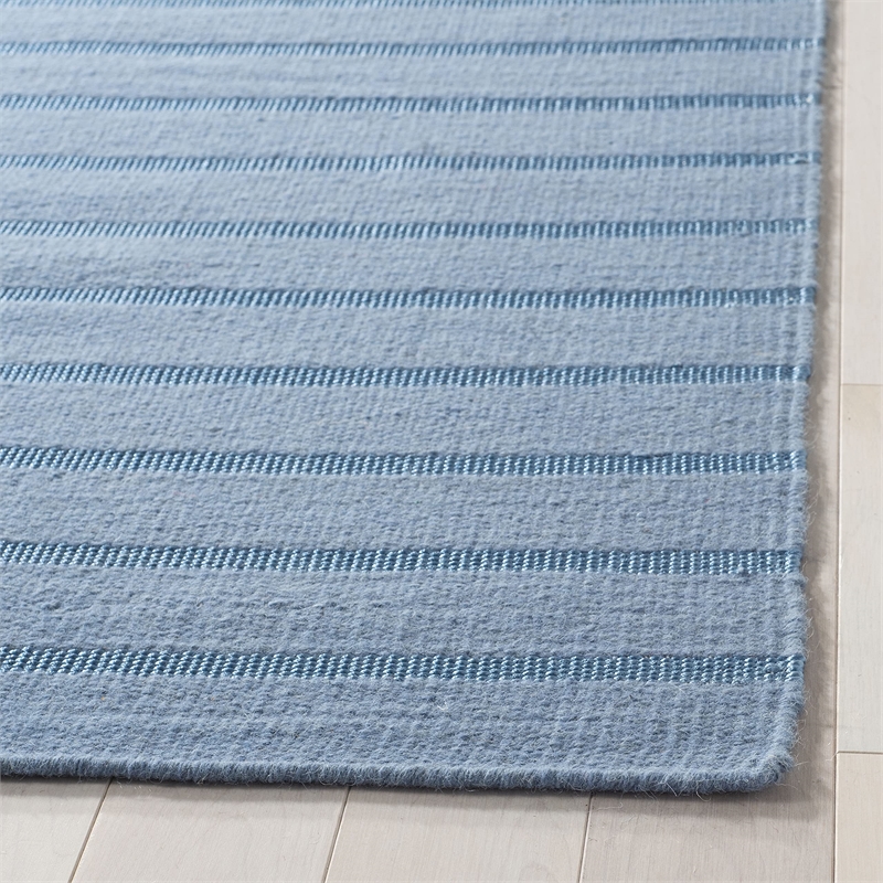 Safavieh Dhurries Blue Contemporary Rug - Runner 2'6
