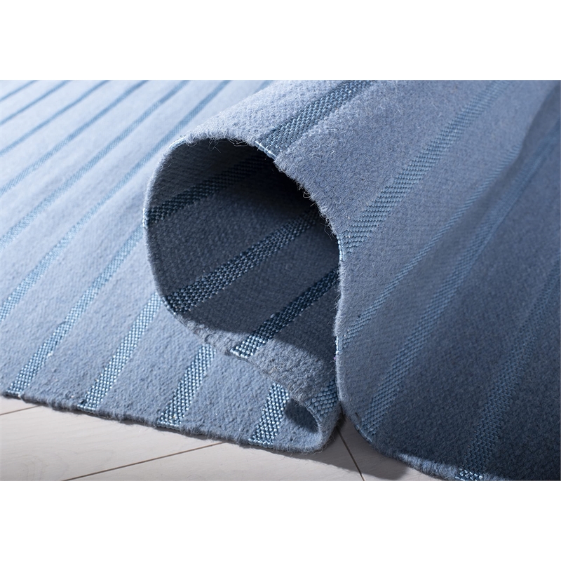 Safavieh Dhurries Blue Contemporary Rug - Runner 2'6