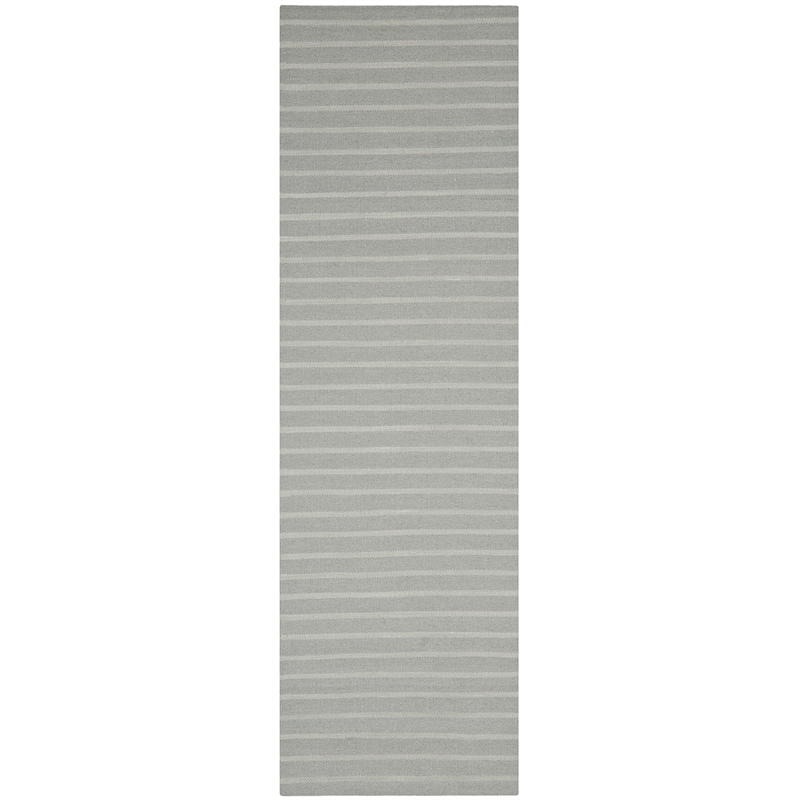 Safavieh Dhurries Grey Contemporary Rug - Runner 2'6