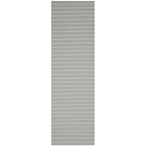 Safavieh Dhurries Grey Contemporary Rug - Runner 2'6&quot x 6'