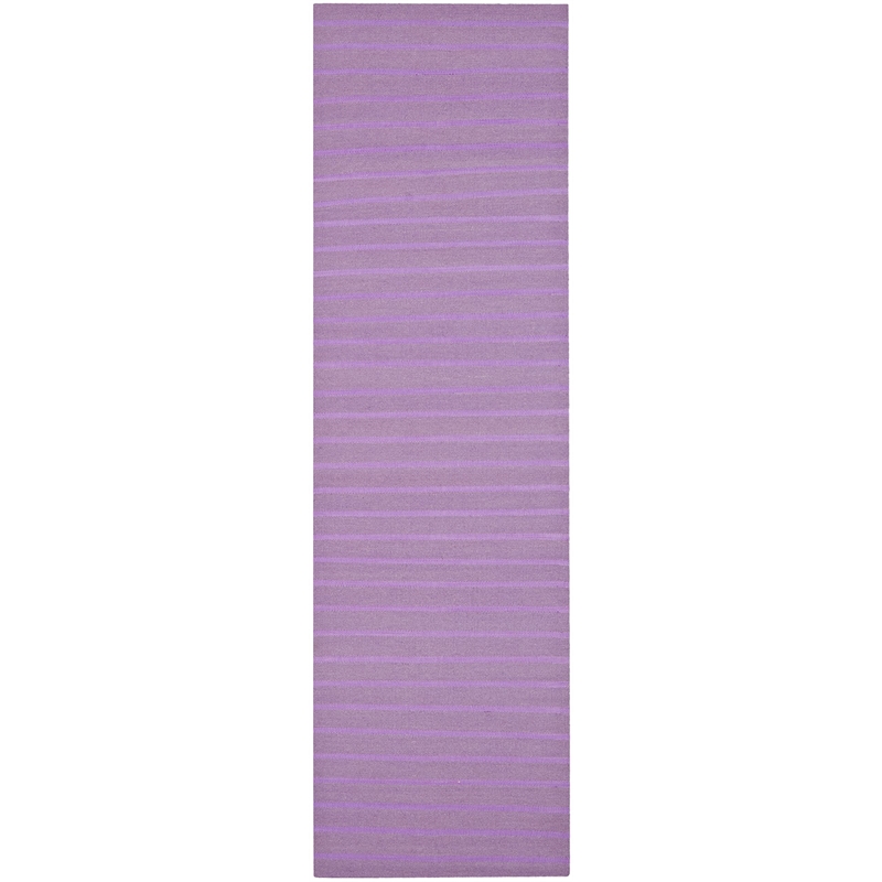Safavieh Dhurries Lavander Contemporary Rug - Runner 2'6