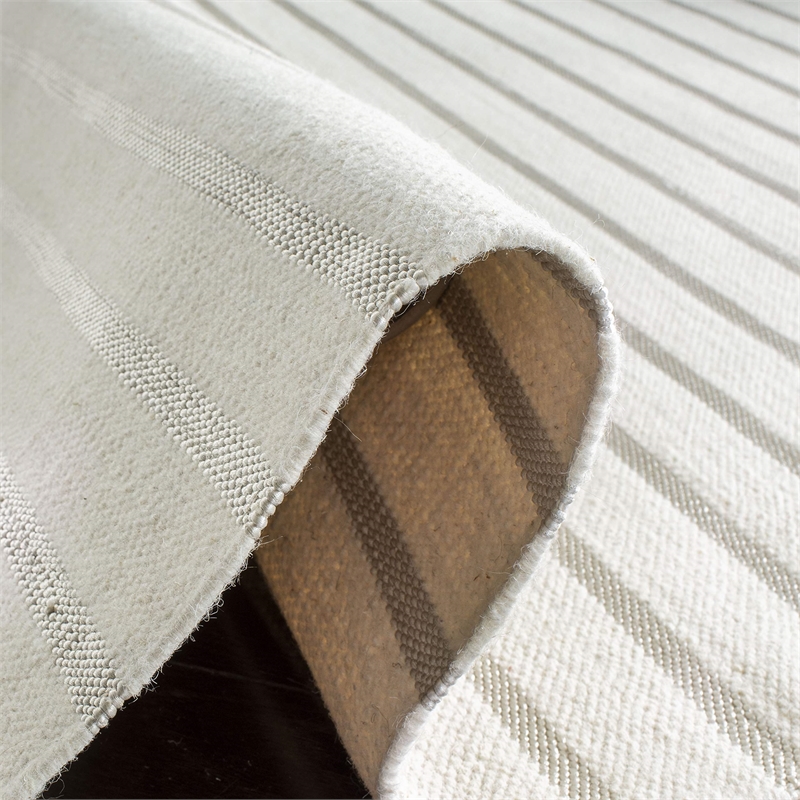 Safavieh Dhurries White Contemporary Rug - Runner 2'6