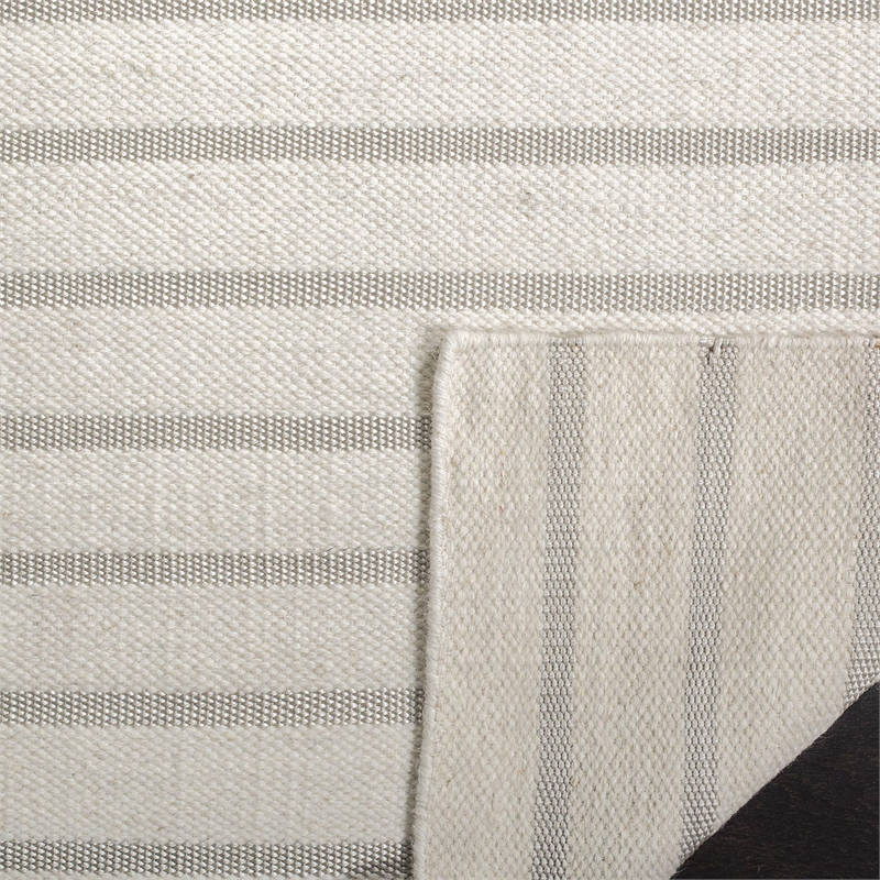 Safavieh Dhurries White Contemporary Rug - Runner 2'6