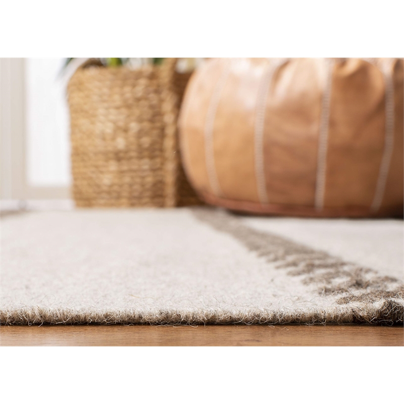 Safavieh Dhurries Natural Contemporary Rug - Runner 2'6