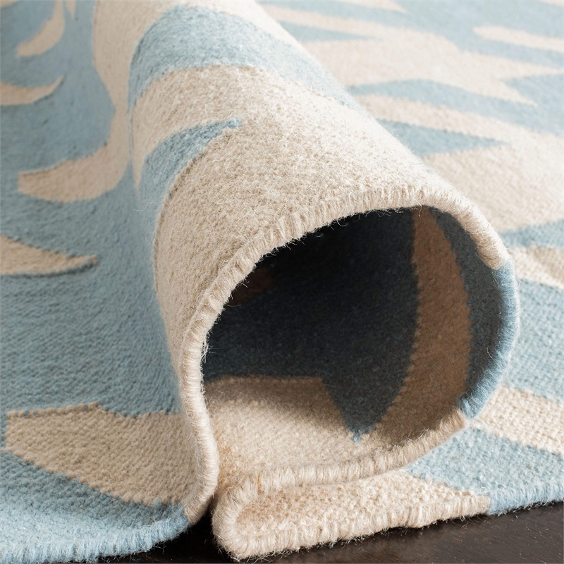 Safavieh Dhurries Black Contemporary Rug - Runner 2'6
