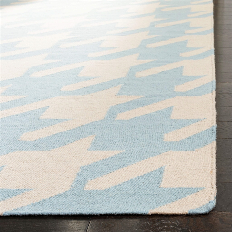 Safavieh Dhurries Black Contemporary Rug - Runner 2'6