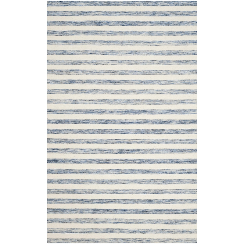 Safavieh Dhurries Grey Contemporary Rug - 6' x 9'